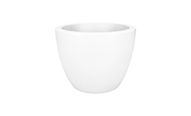 Pot, pure soft round, wit, 50 cm, Elho - afbeelding 1