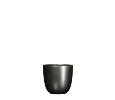 Pot, tusca, antraciet, glans, b 10 cm, h 9 cm - afbeelding 1