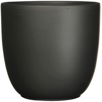 Pot tusca d12h11cm zwart mat