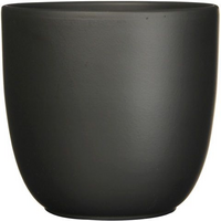 Pot tusca d28h25cm zwart mat