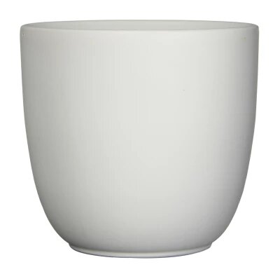 Pot tusca d7.5h6.5cm wit mat
