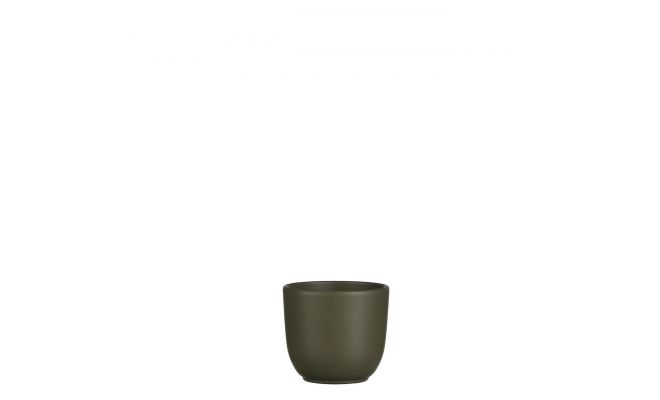 Pot, tusca, groen, b 10 cm, h 9 cm - afbeelding 1