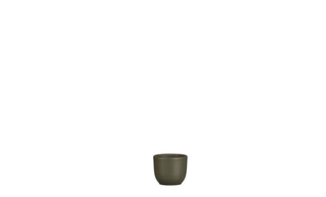 Pot, tusca, groen, b 7.5 cm, h 6.5 cm, Mica Decorations