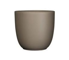 Pot, tusca , taupe, mat, b 10 cm, h 9 cm - afbeelding 3