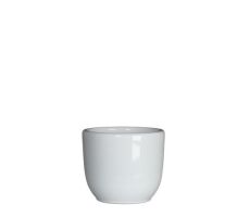 Pot, tusca, wit, b 7.5 cm, h 6.5 cm, Mica Decorations - afbeelding 2
