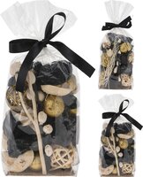 potpourri black and gold 100gr, per stuk - afbeelding 3