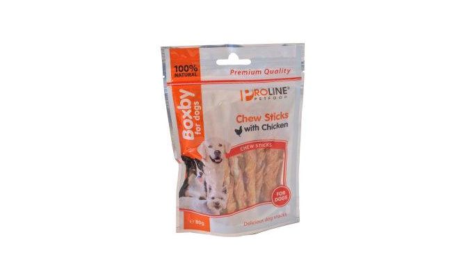 PROLINE Boxby chew stick met kip 80g - afbeelding 1