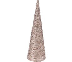 piramide met 20led, 40cm gold, Led kerstverlichting - afbeelding 3