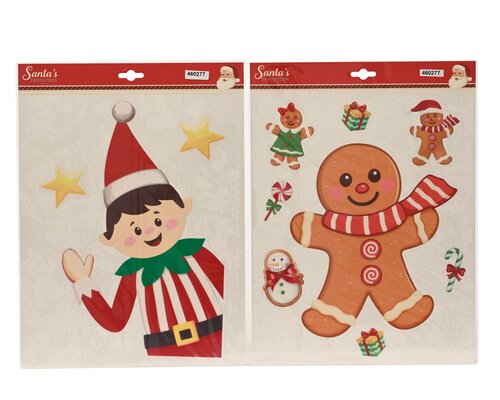 Raamdecoratie pet, assortie, L 34,5 cm x B 28,5 cm x H 0,1 cm, keuze uit 1 stuks