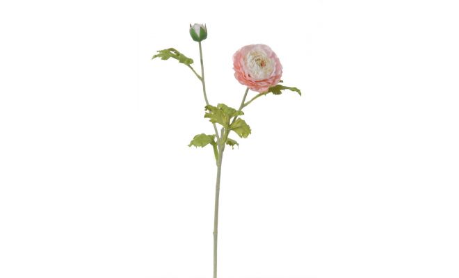 Ranonkelsteel l58cm roze, kunstplant