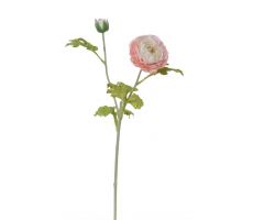 Ranonkelsteel l58cm roze, kunstplant