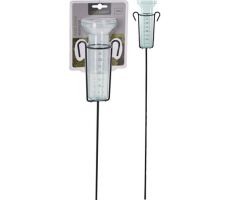 regenmeter transparant op stok 75cm - afbeelding 1