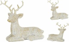 rendier 12 cm wit design - afbeelding 2