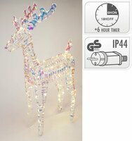 rendier 80cm regenboog micro led - afbeelding 2