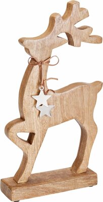 rendier op standaard 36 cm naturel (f 7) - afbeelding 1