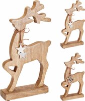 rendier op standaard 36 cm naturel (f 7) - afbeelding 2