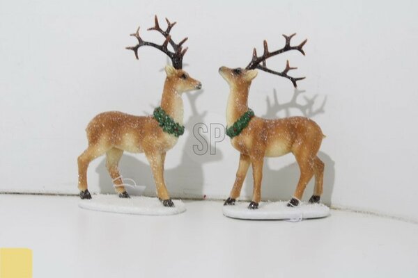 rendier polyresin 15x10x21cm, per stuk - afbeelding 1