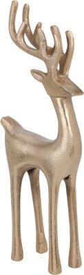 rendier staand 35cm goud - afbeelding 1