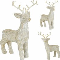 rendier staand wit 18 cm design - afbeelding 2