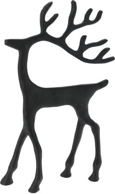 rendier zwart 19x31cm