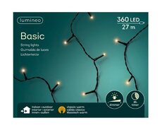 Rice led, L 27 m, 360 lights klassiek warm, zwart, Led kerstverlichting - afbeelding 2