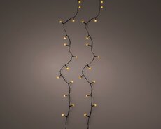 Rice led, L 9m, 120 lights klassiek warm, zwart, Led kerstverlichting - afbeelding 3