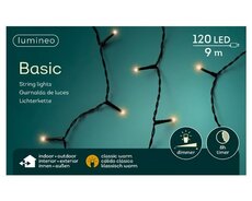 Rice led, L 9m, 120 lights klassiek warm, zwart, Led kerstverlichting - afbeelding 2