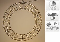 ring 50 cm ww/amber met flash en dimmer - afbeelding 2