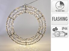 ring 58 cm ww/amber met flash en dimmer - afbeelding 2