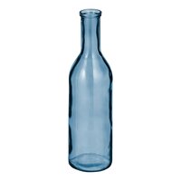 Rioja fles glas l.blauw - H50 x Ø15 cm - afbeelding 1