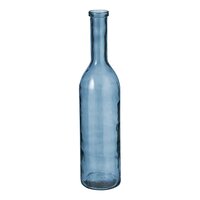 Rioja fles glas l.blauw - H75 x Ø18 cm - afbeelding 1