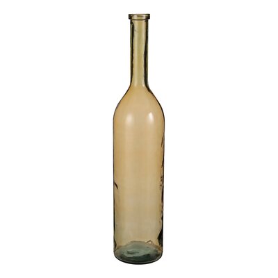 Rioja fles glas oker - H100 x Ø21 cm - afbeelding 1