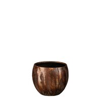 Roel pot rond roest - H13 x Ø14 cm - afbeelding 1