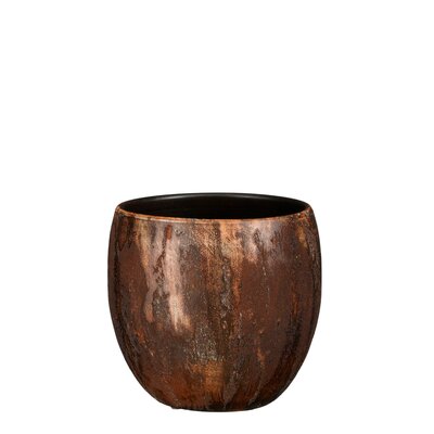 Roel pot rond roest - H20 x Ø20 cm - afbeelding 1