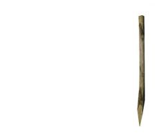 Ronde paal tamme kastanjehout geschild, # 6/8 x 180 cm. - afbeelding 2