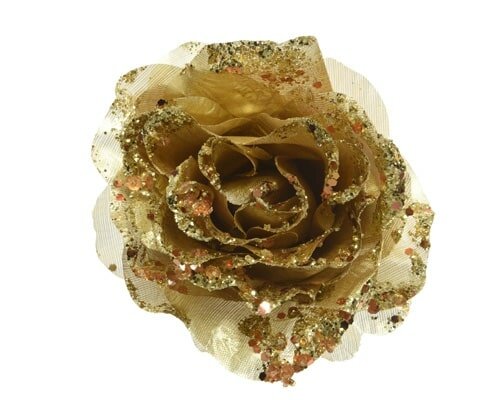 Roosclip D 14 cm, Licht goud - afbeelding 1