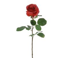 Roossteel l68cm rood, kunstplant
