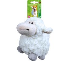 Schaap pluche wit l18cm z. geluid