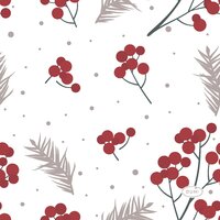 Servet l24b24cm berrie merrie 20st