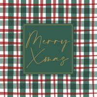 Servet l33b33cm xmas check 20st
