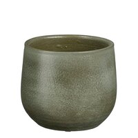 Sevilla pot rond d.groen - H13 x Ø15 cm