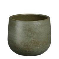 Sevilla pot rond d.groen - H15 x Ø17 cm