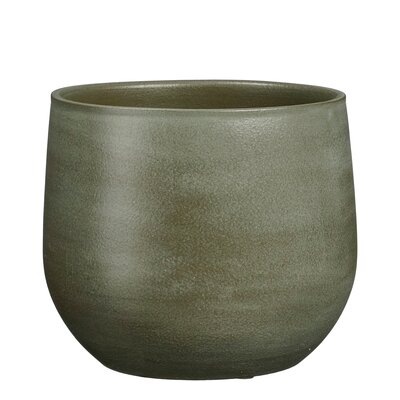 Sevilla pot rond d.groen - H21 x Ø24 cm