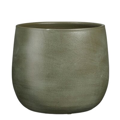 Sevilla pot rond d.groen - H24 x Ø27 cm