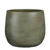 Sevilla pot rond d.groen - H24 x Ø27 cm