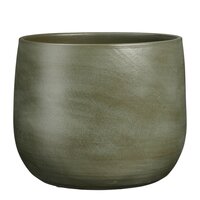 Sevilla pot rond d.groen - H28 x Ø33 cm