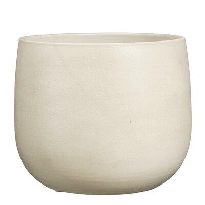 Sevilla pot rond off white - H28 x Ø33 cm