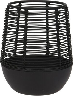sfeerlicht 12cm metaaldraad zwart