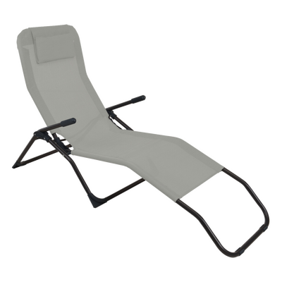 siesta lounger grijs