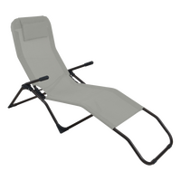 siesta lounger grijs